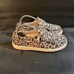 Hey Dude Animal Print Loafers